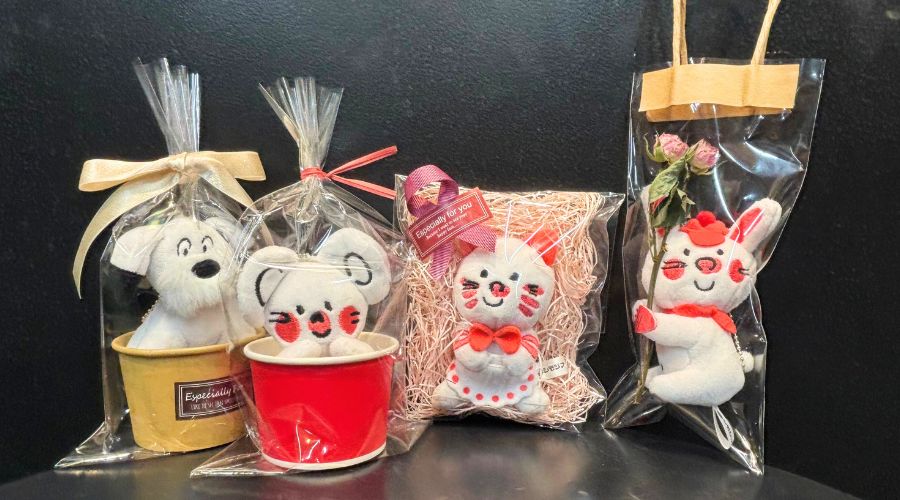 ぬいぐるみラッピング【透明袋活用術】可愛く仕上げるラッピング方法