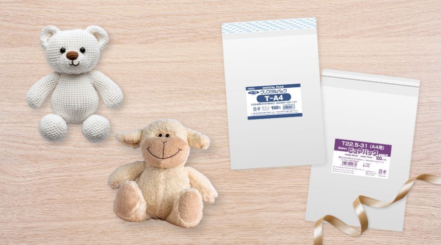 ぬいぐるみラッピングを透明袋で可愛く仕上げる基本手順