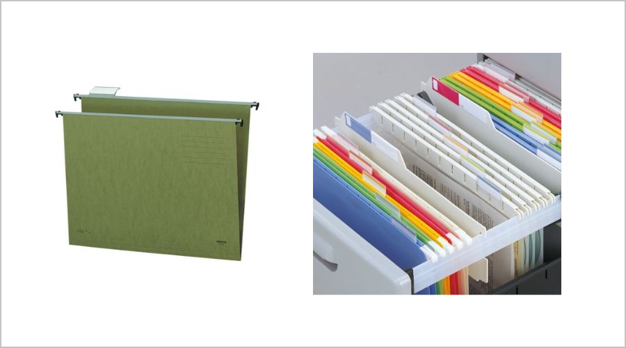 3. ハンギングフォルダーで手軽にできるOPP袋の収納