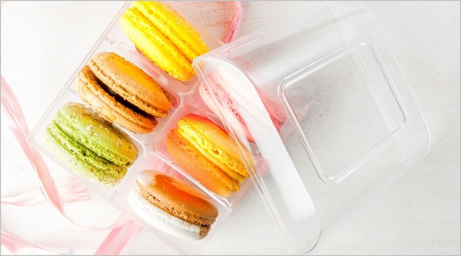 マカロンのラッピング