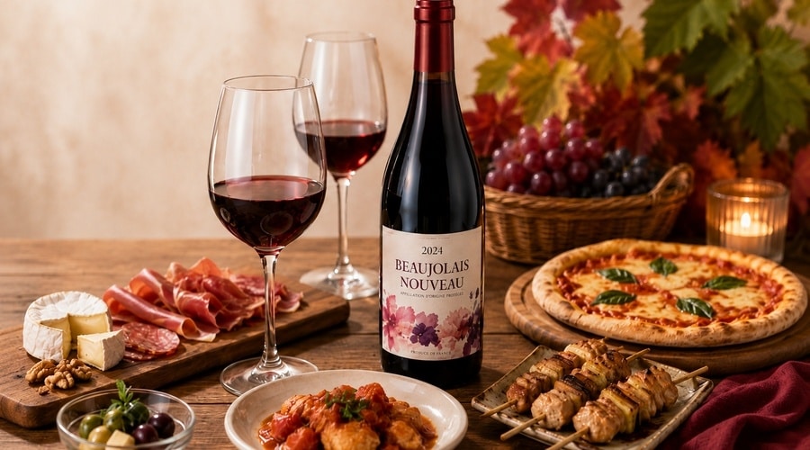 ボジョレーヌーヴォーの美味しい飲み方