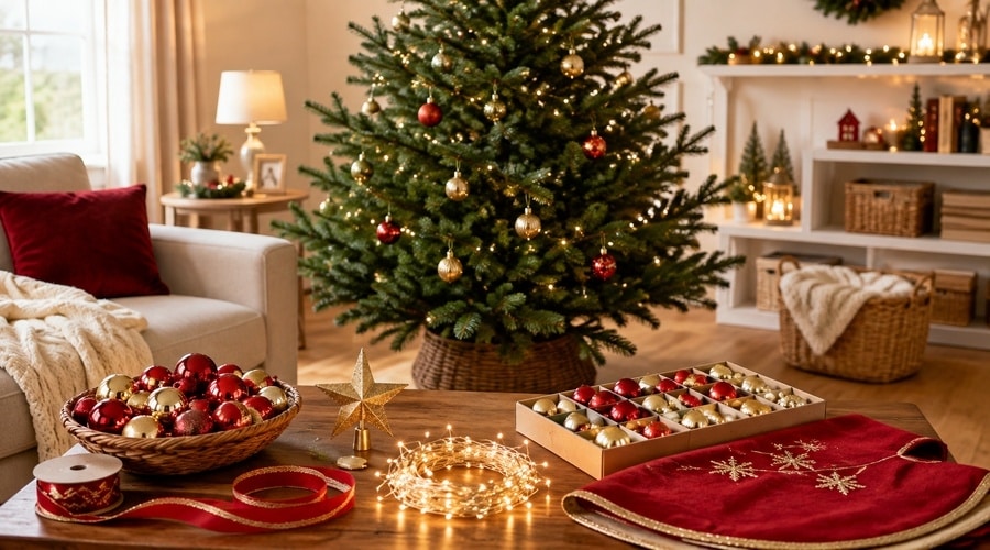 クリスマスツリーの飾りはどれくらい必要？