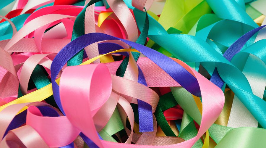 サテンリボンの種類と選び方