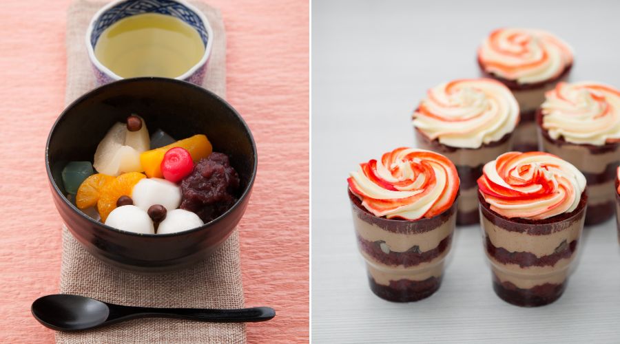 デザートカップに入れる料理