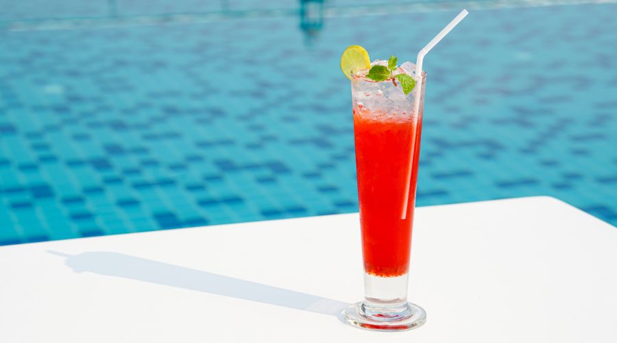 曲がるストローの使い方