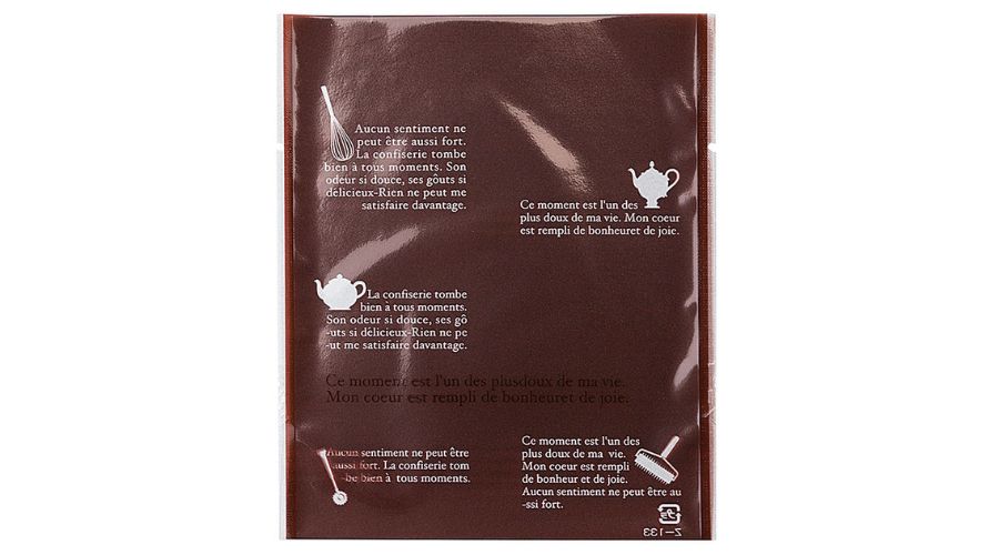 柄入りのガスバリア袋