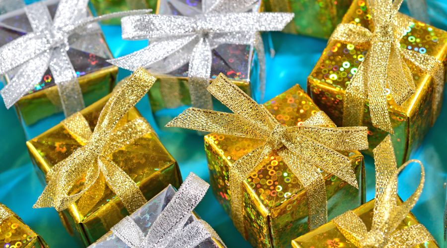 メタリックリボン