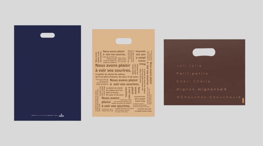 プラスチック手穴ポリ袋の種類