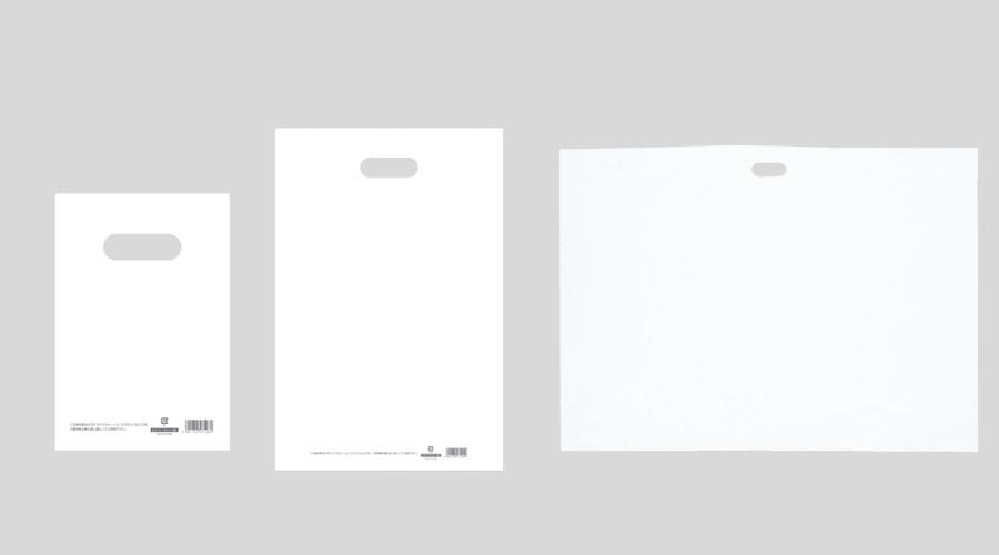 プラスチック手穴ポリ袋のサイズ