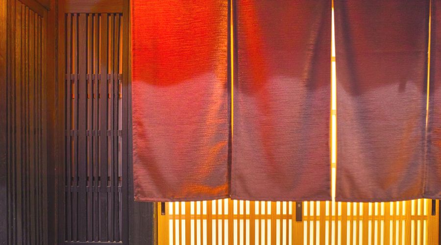 のれんの種類と取り付け方