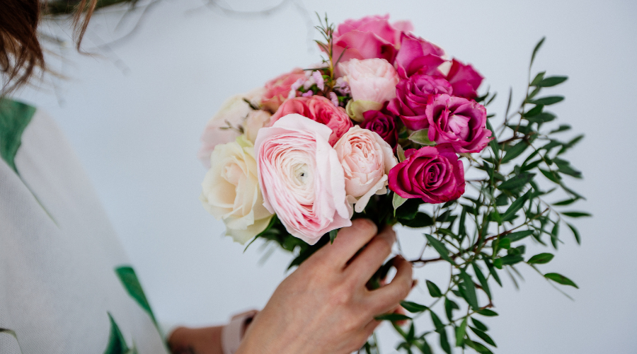 プリザーブドフラワーブーケの作り方のイメージ