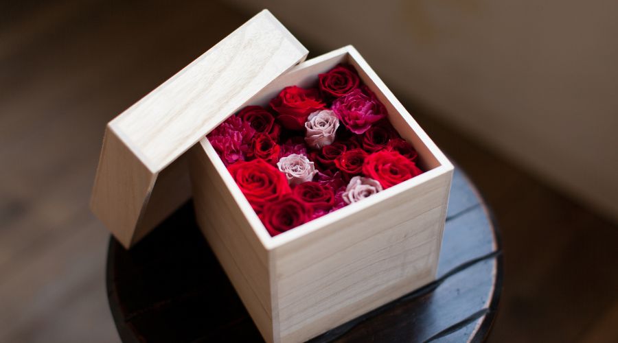 花材としてのプリザーブドフラワー