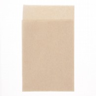 イデシギョー 紙ナプキン 4折 ポリ入 2/3タイプ 未晒 100枚/袋（4折 2/3 / 未晒）