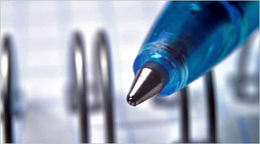 ボールペンの出が悪い...インクがあるのに出ない原因