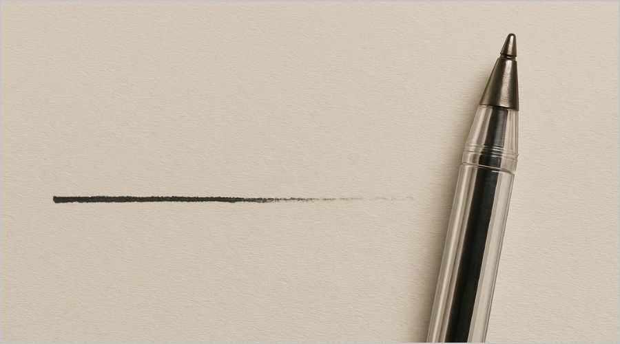 この記事を読んだ後にすべきこと：ボールペンが書けないときの基本確認ポイント