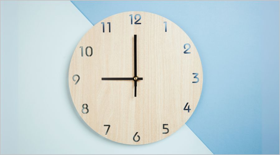 時間を配慮する