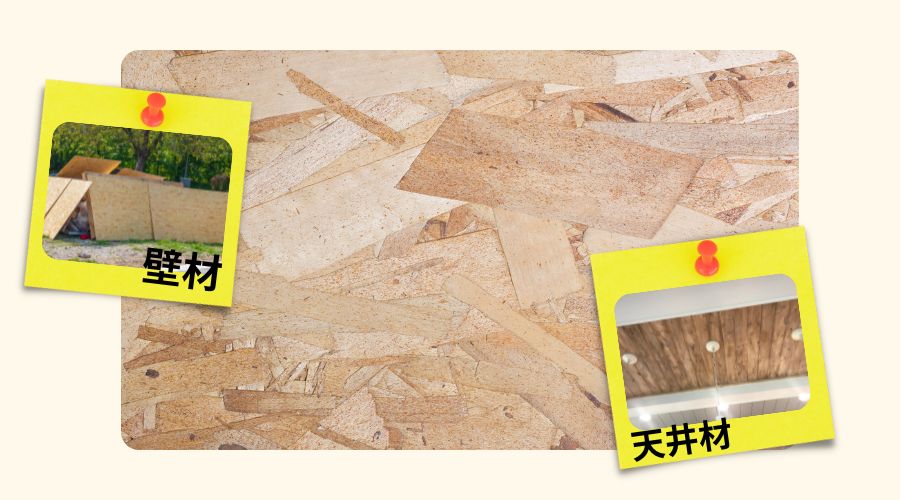 室内の壁材・天井材として