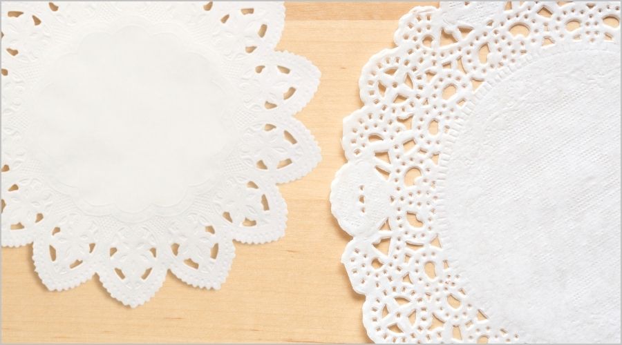 レースペーパーで可愛く見せる