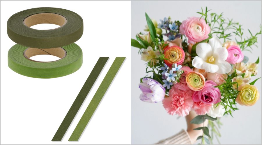 定番【緑・グリーン系】フローラルテープの特徴と用途