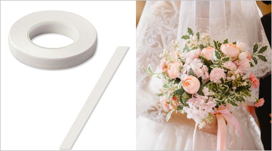 【白・ホワイト】フローラルテープの特徴と用途