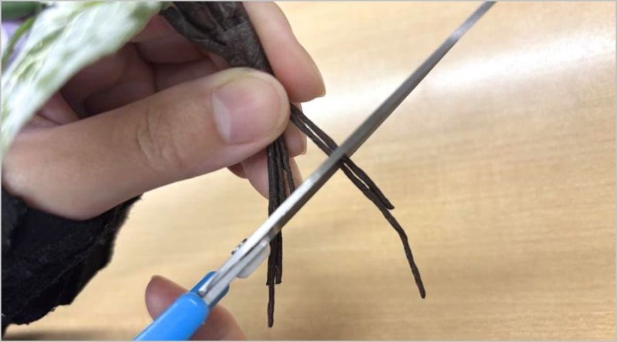 フローラルテープで繋ぐ方法02