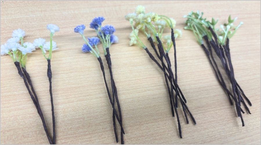 フローラルテープの巻き方のコツ