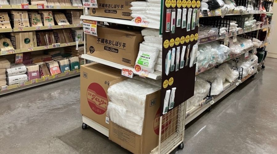 4.垂直に陳列するとき