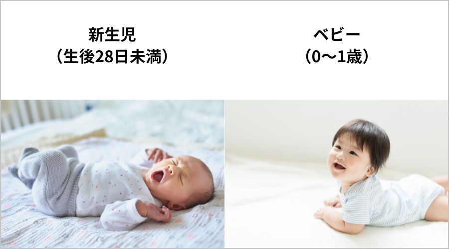 『ベビー』や『ジュニア』とどう違う？